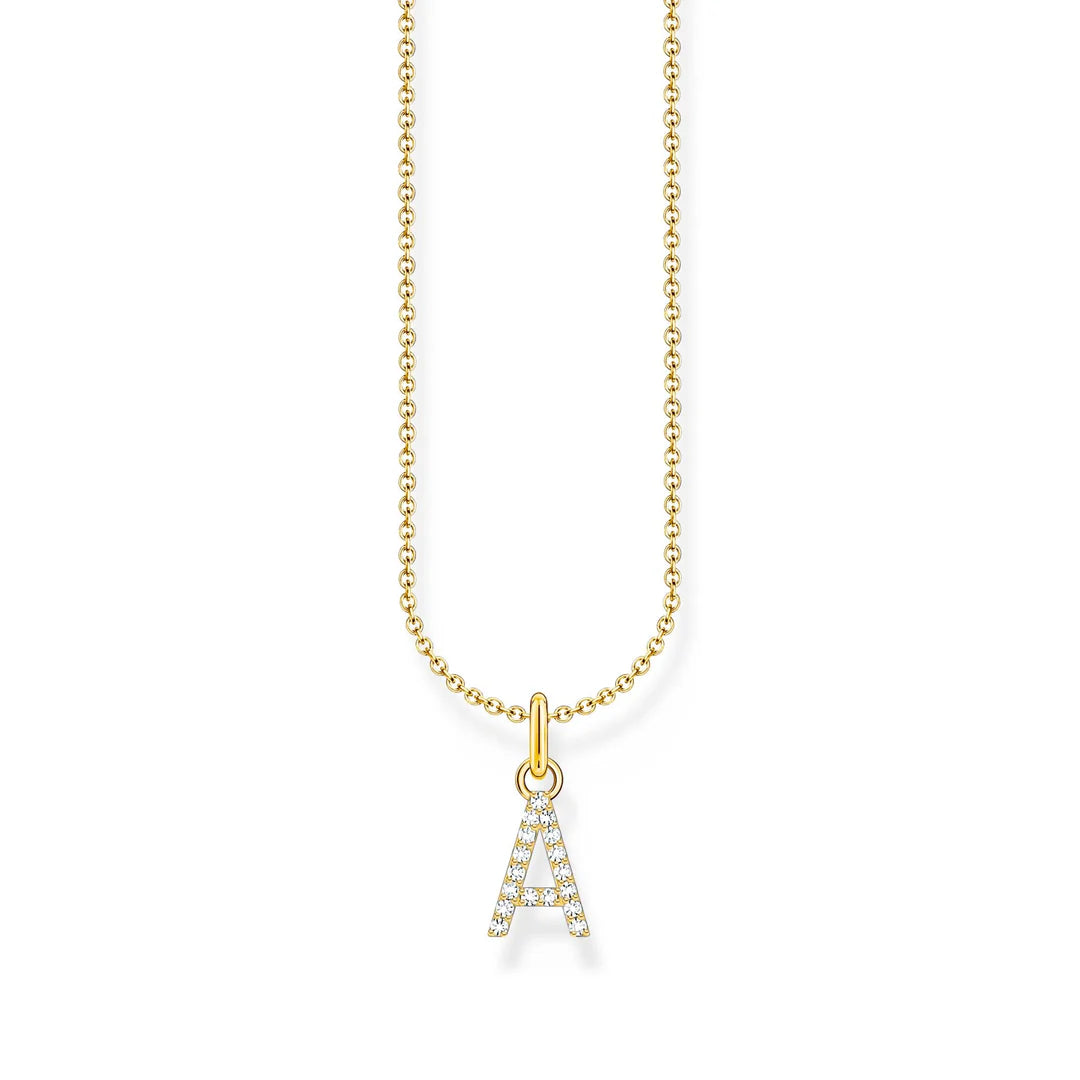 BASICS INITIAL 'A' NECKLACE