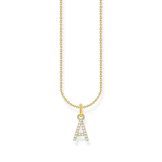 BASICS INITIAL 'A' NECKLACE