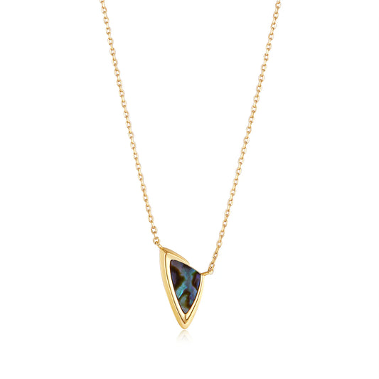 ARROW ABALONE PENDANT NECKLACE