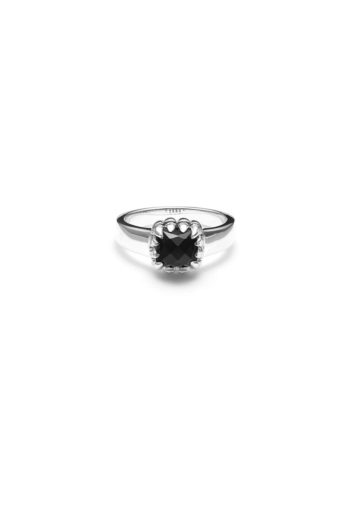 BABY CLAW RING ONYX