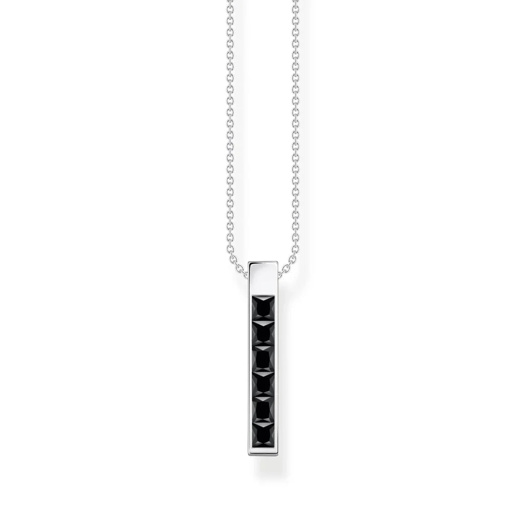 HERITAGE BLACK BAR NECKLACE