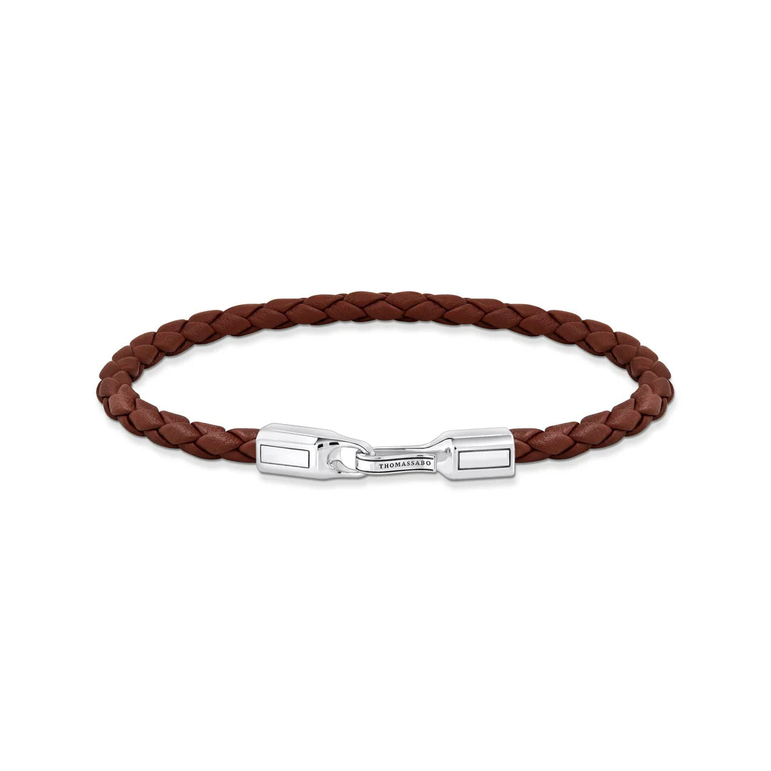 REBEL BROWN BRAIDED BRACELET