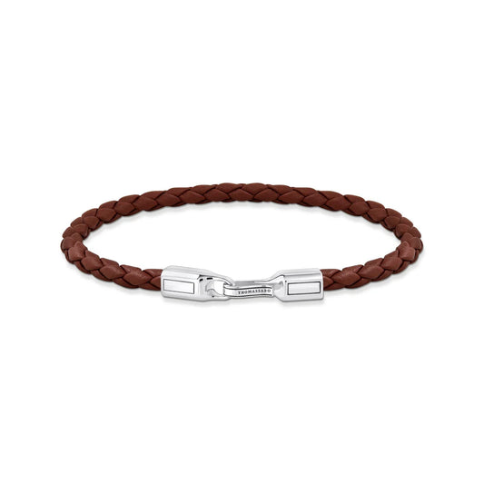 REBEL BROWN BRAIDED BRACELET