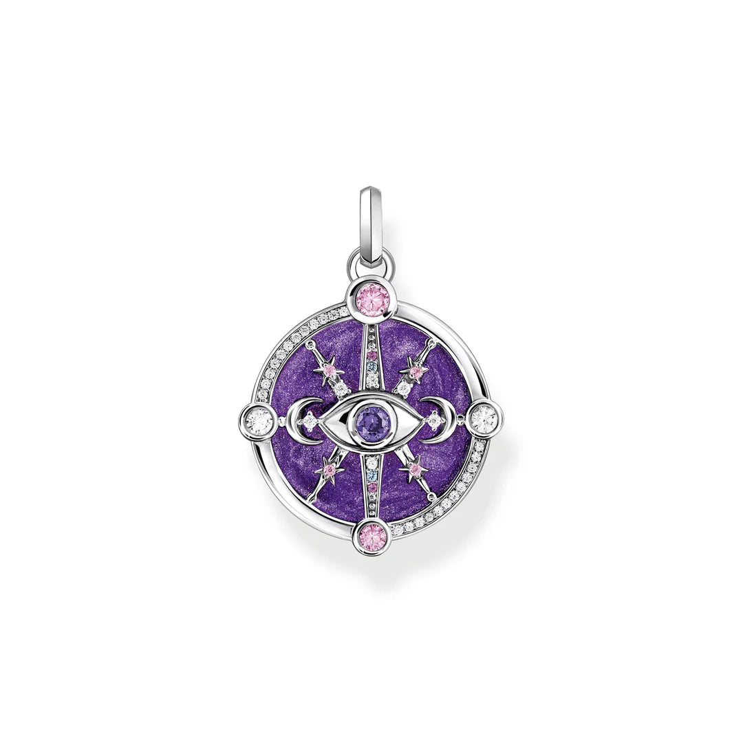 COSMIC PURPLE EYE PENDANT