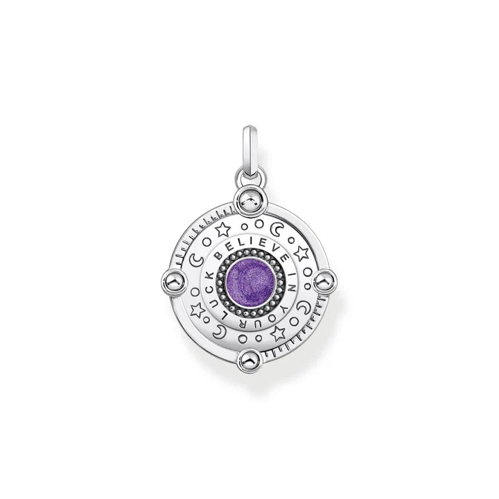 COSMIC PURPLE EYE PENDANT