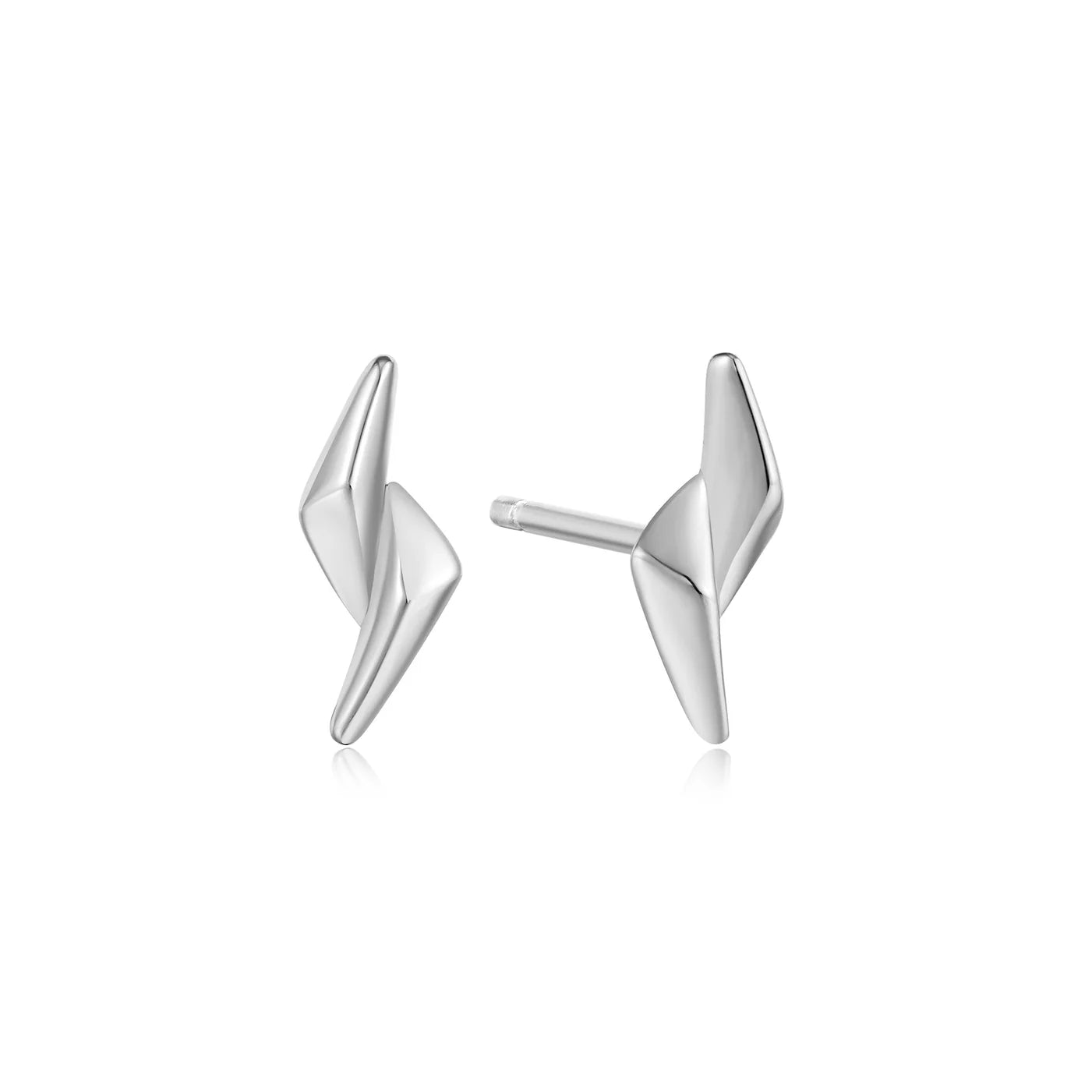 TOUGH DOUBLE SPIKE STUD EARRINGS