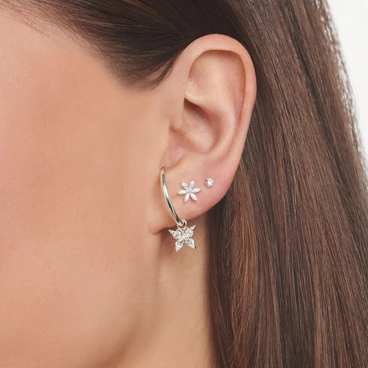 FLOWER SINGLE EARRING