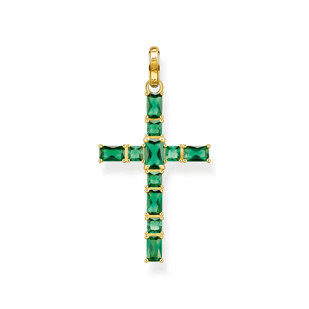 HERITAGE GREEN CROSS NECKLACE