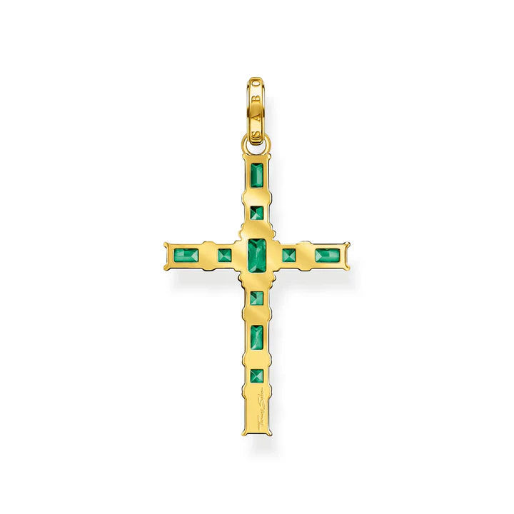 HERITAGE GREEN CROSS NECKLACE