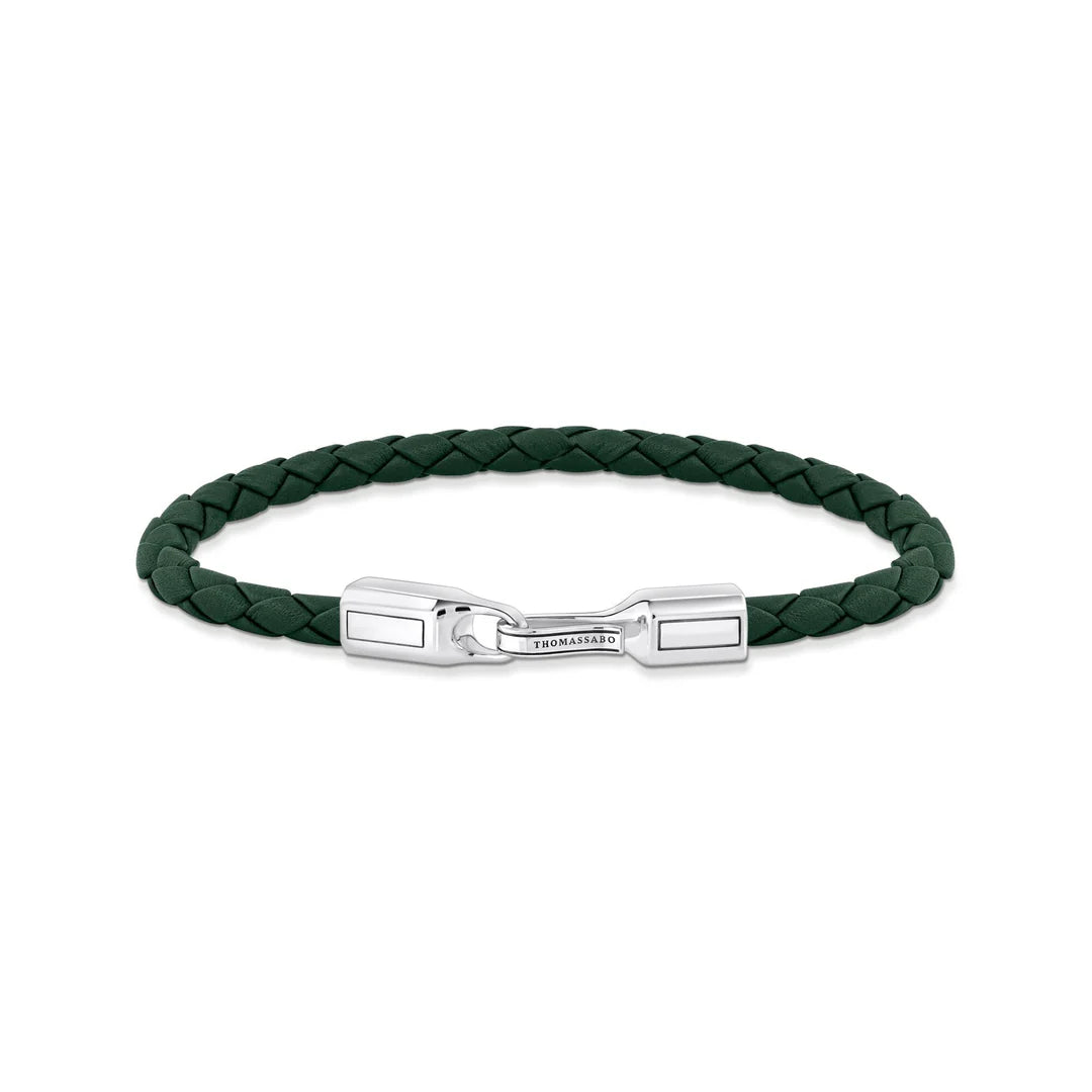 REBEL GREEN LEATHER BRACELET