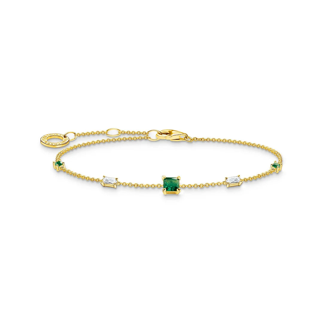 GREEN STONE BRACELET