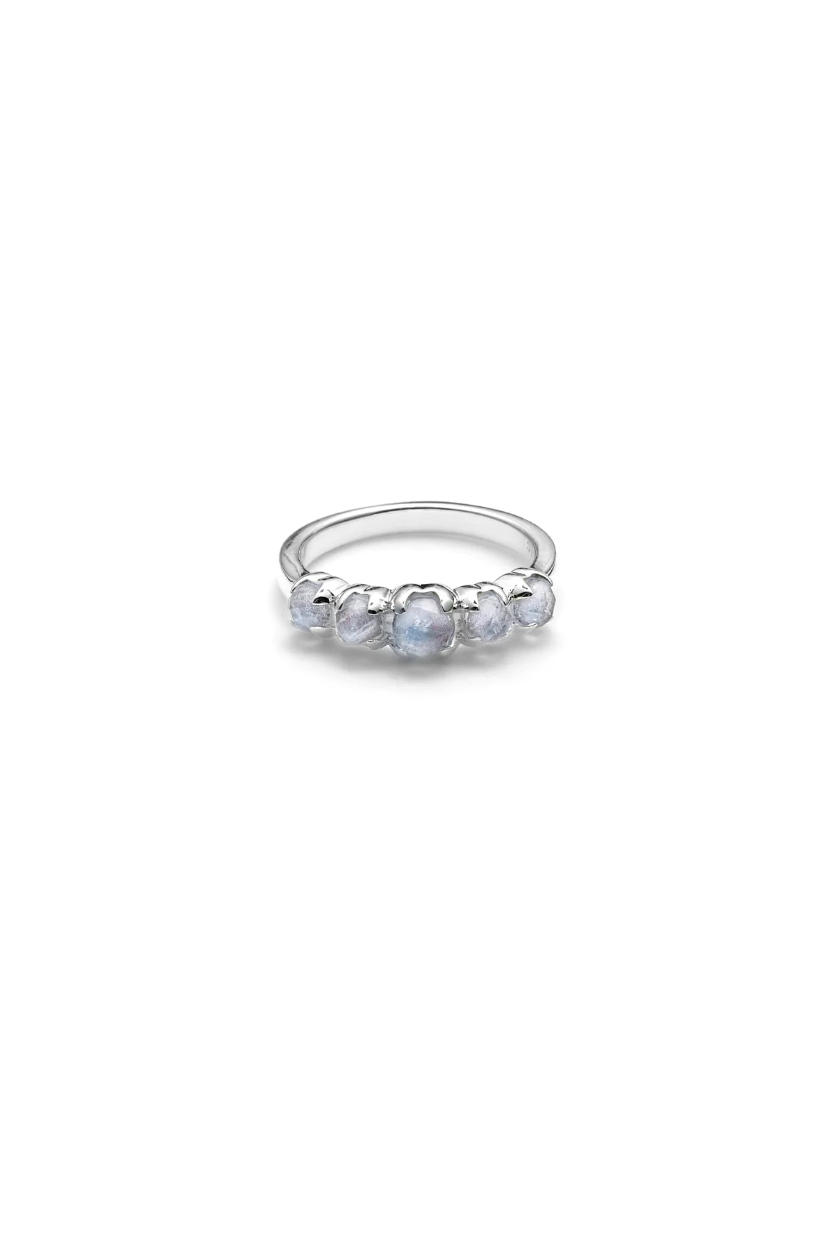 HALO CLUSTER RING MOONSTONE