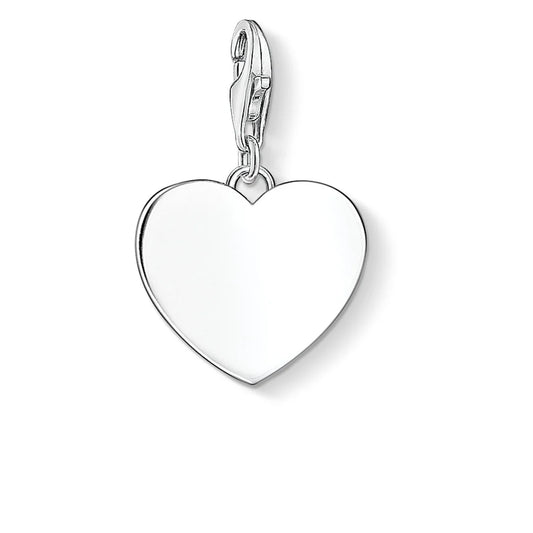 CHARM CLUB SMALL ENGRAVABLE HEART CHARM