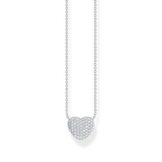 ESSENTIAL HEART PAVE NECKLACE