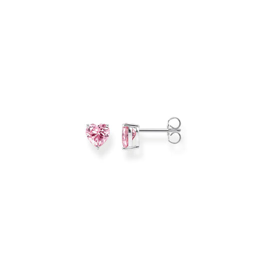 HEART-SHAPED STUD EARRINGS