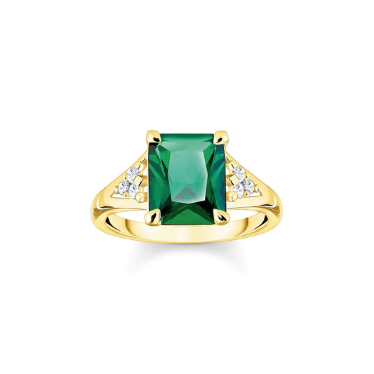 HERITAGE GREEN COCKTAIL RING