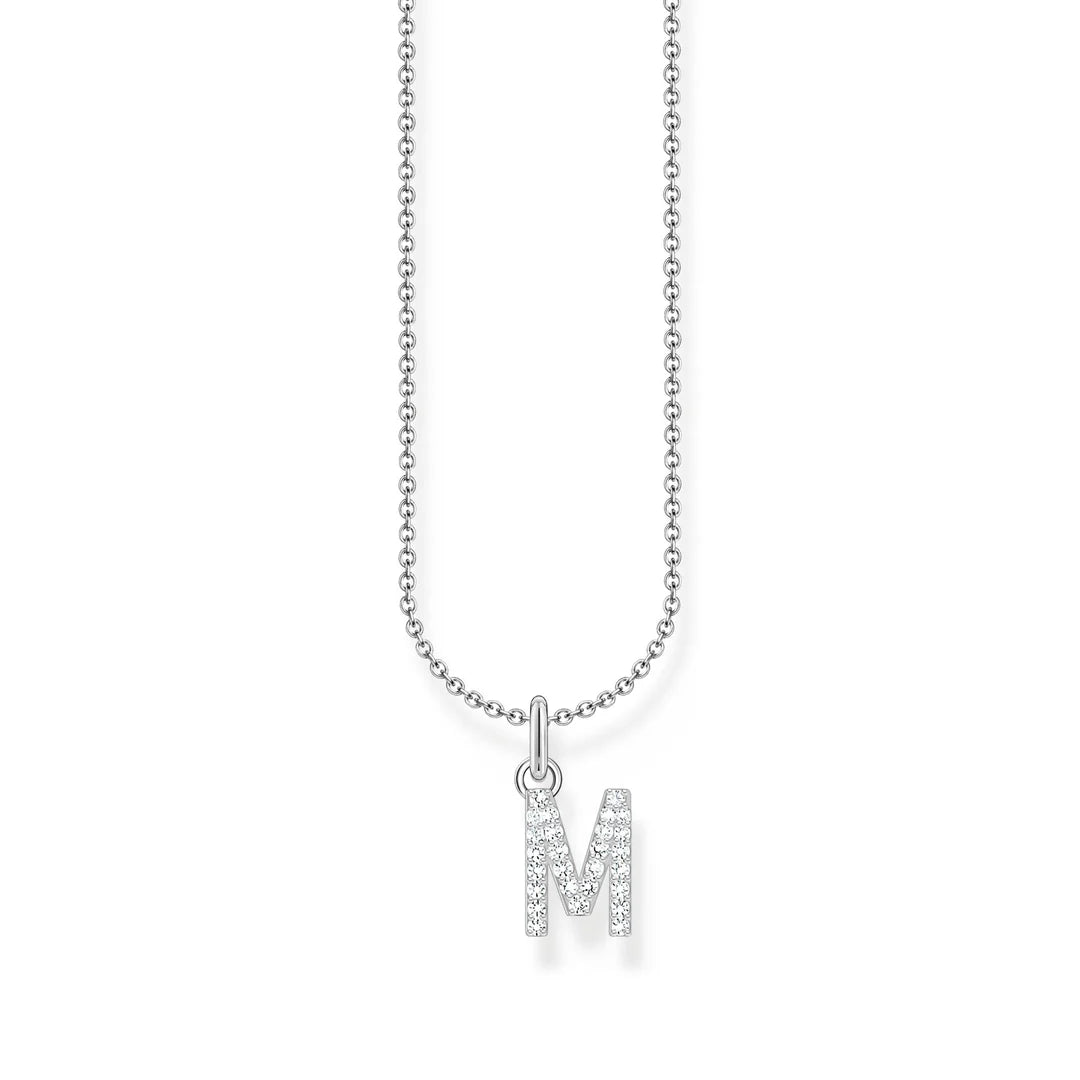 BASICS INITIAL 'M' NECKLACE