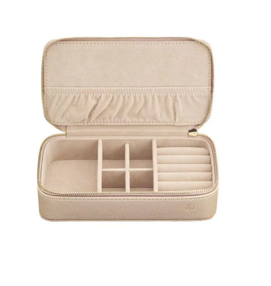 JEWELLERY TRAVEL CASE - LIGHT CLAY