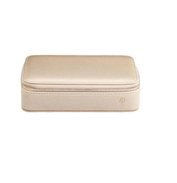 JEWELLERY TRAVEL CASE - LIGHT CLAY