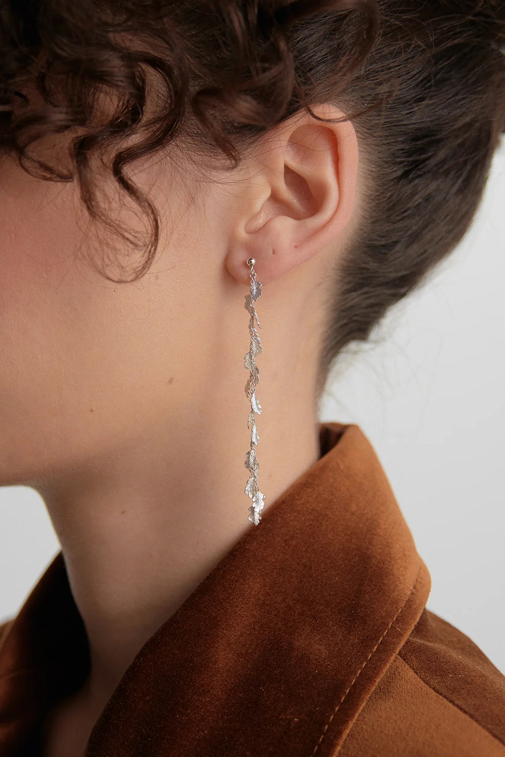 LEAF DROP EARRINGS