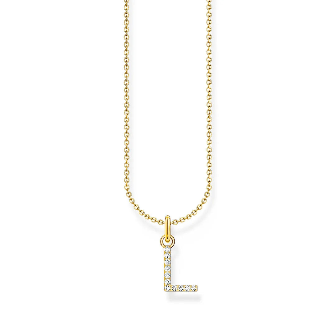 BASICS INITIAL 'L' NECKLACE