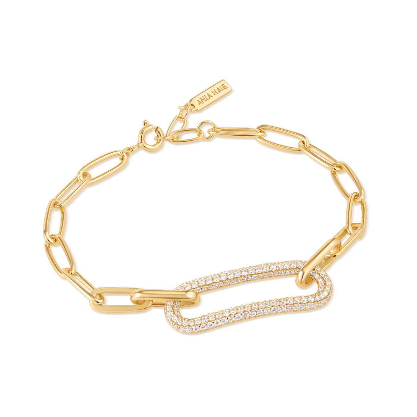 TOUGH PAVE LINK BRACELET