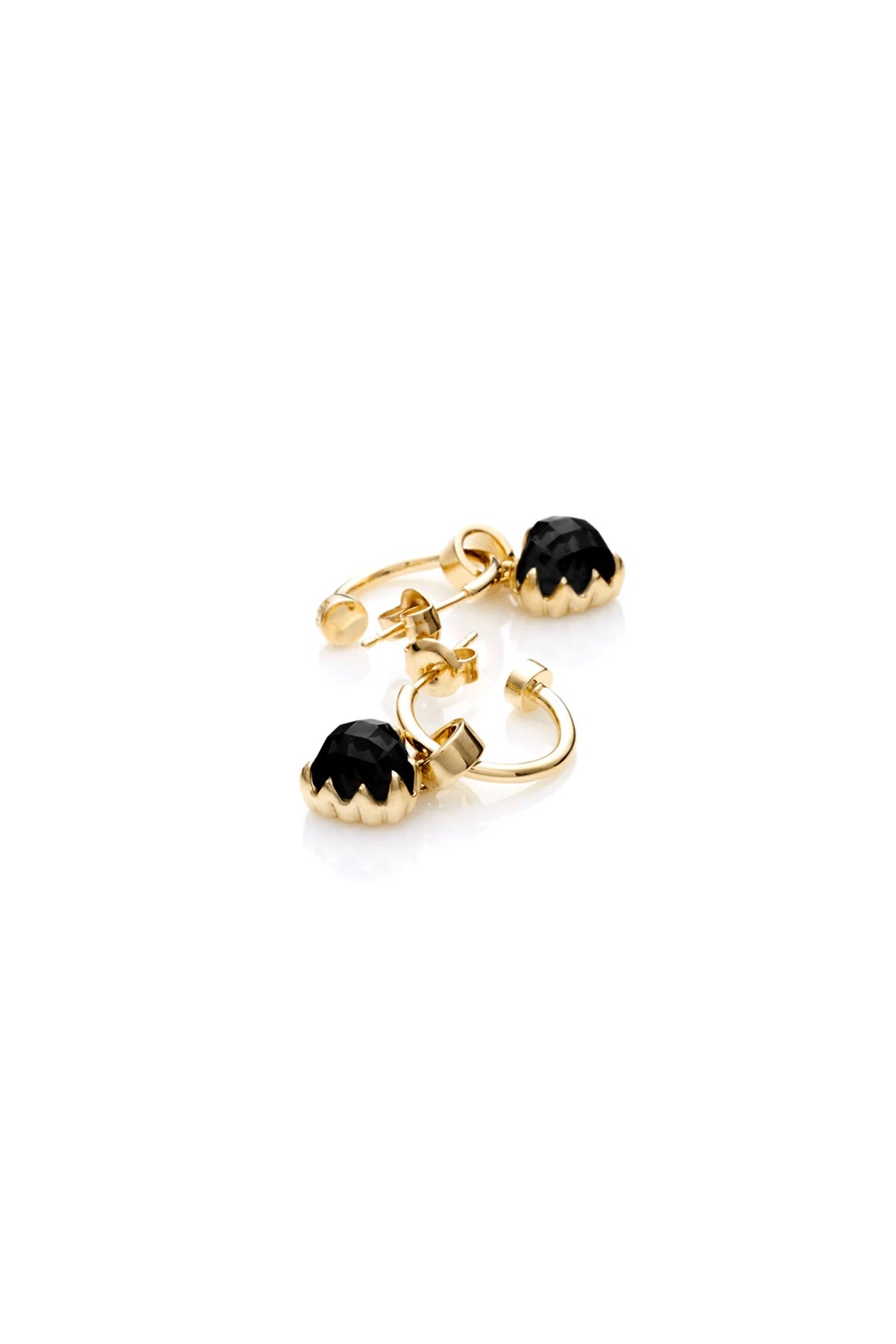 LOVE ANCHOR EARRINGS ONYX