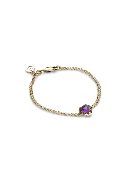 LOVE CLAW BRACELET AMETHYST