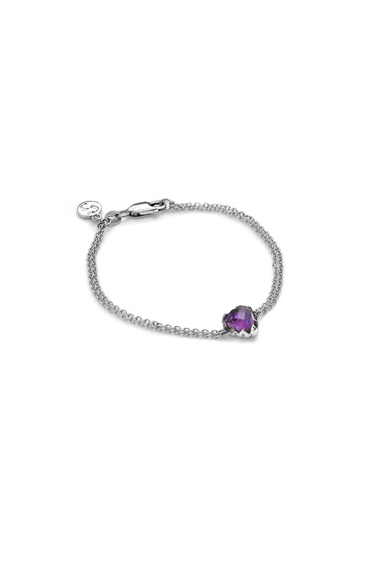 LOVE CLAW BRACELET AMETHYST