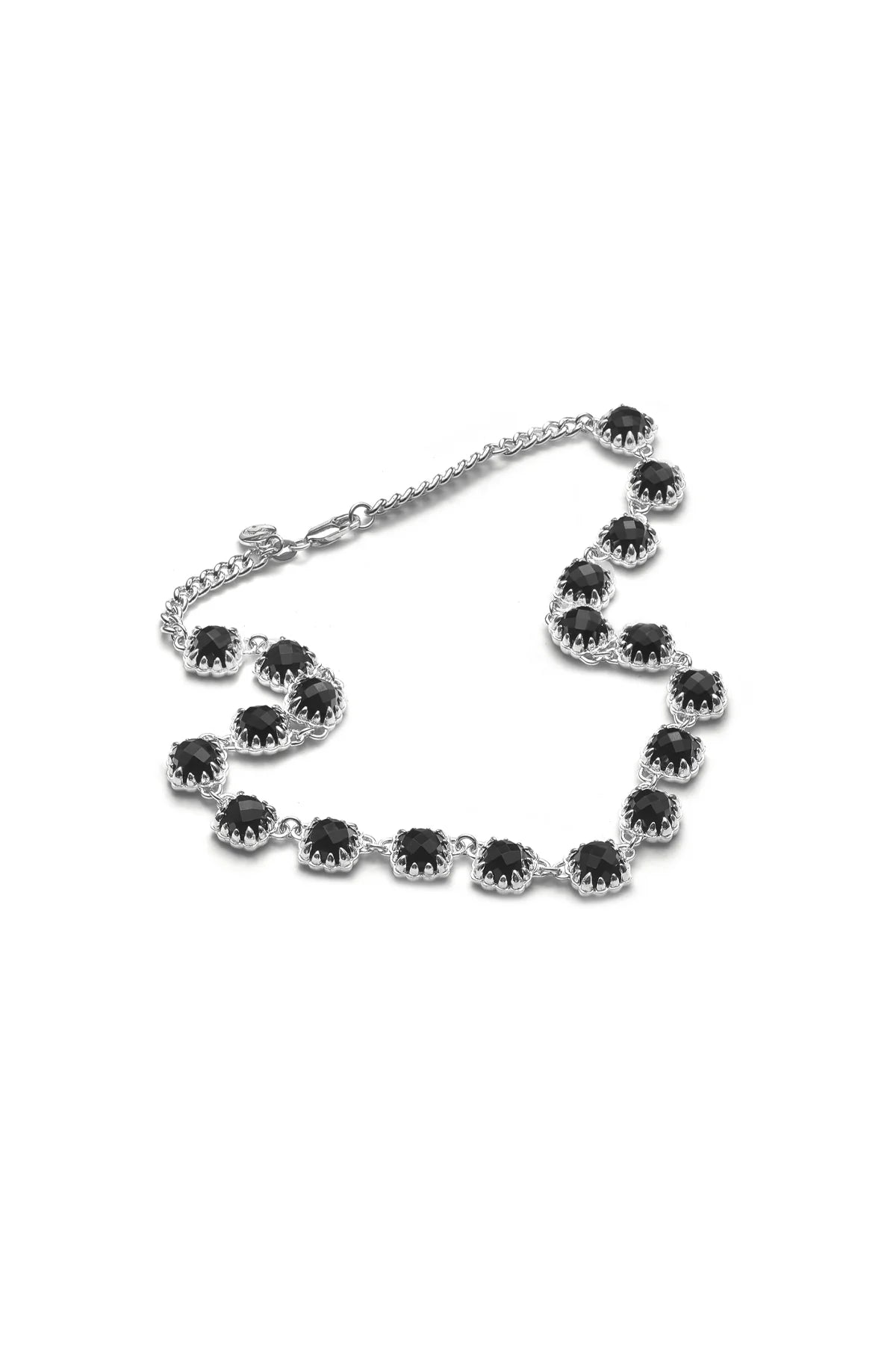 LOVE CLAW ETERNITY NECKLACE ONYX