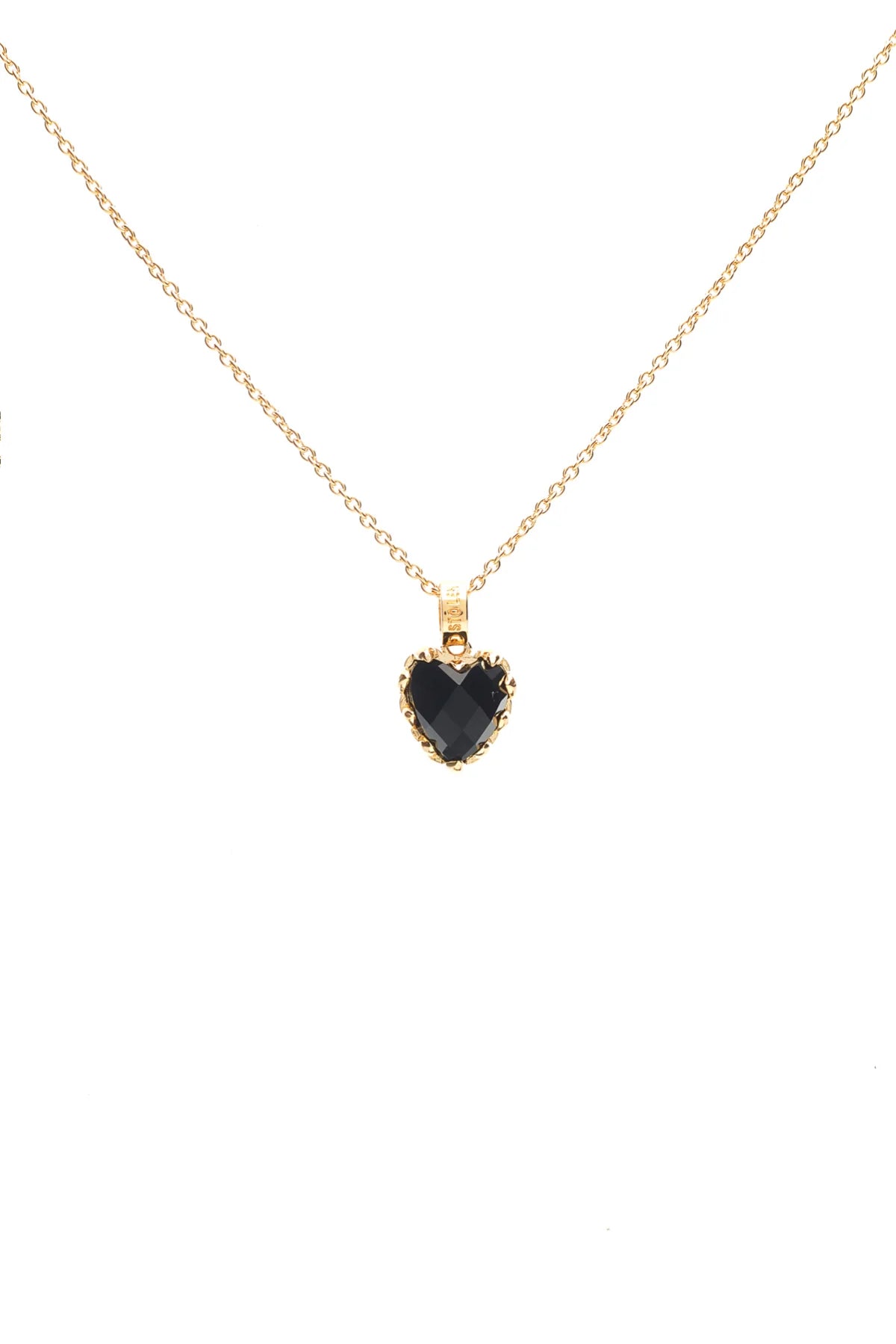 LOVE CLAW NECKLACE ONYX