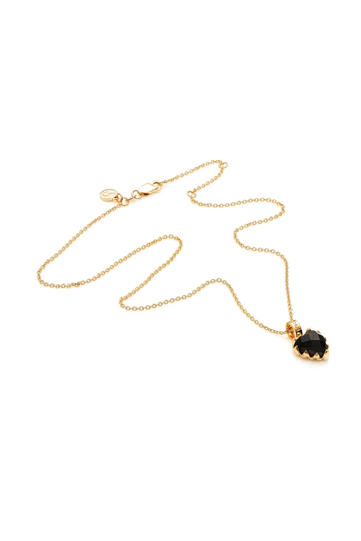 LOVE CLAW NECKLACE ONYX