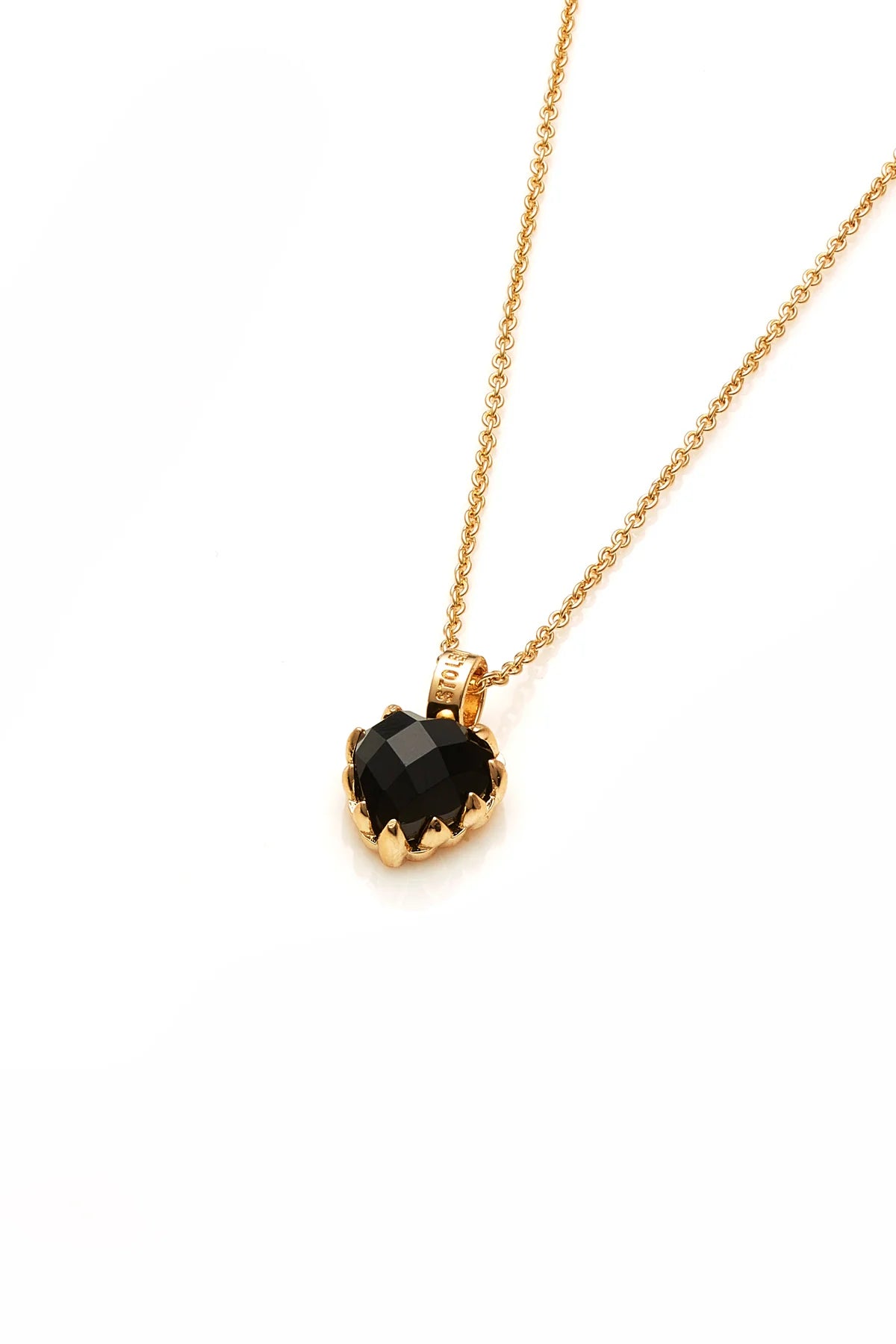 LOVE CLAW NECKLACE ONYX