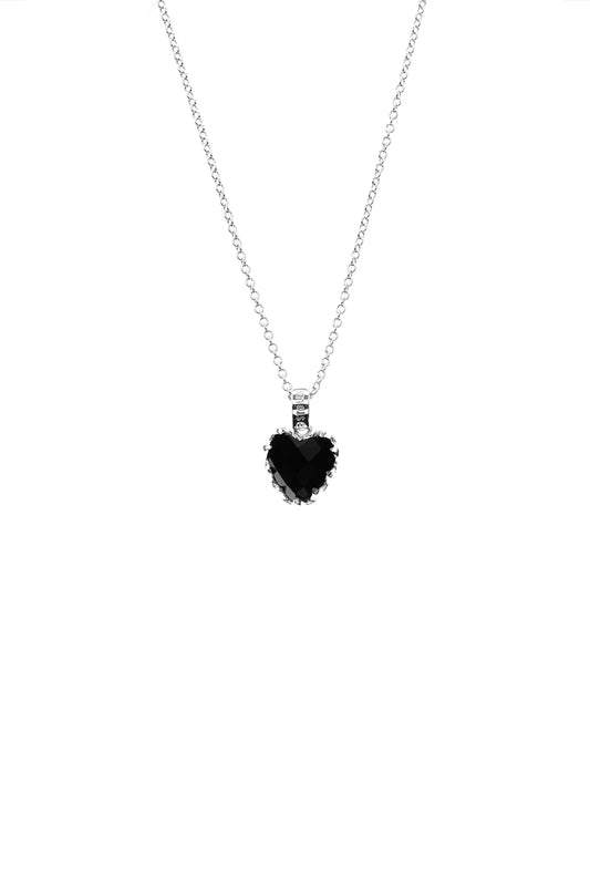 LOVE CLAW NECKLACE ONYX