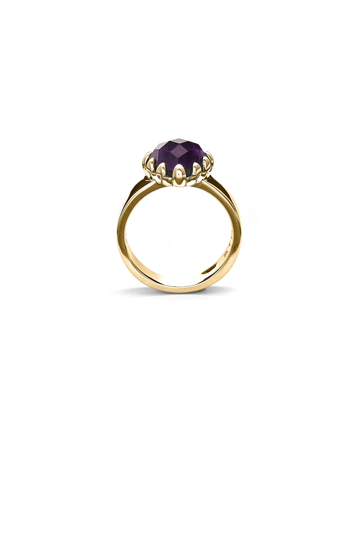 LOVE CLAW RING AMETHYST