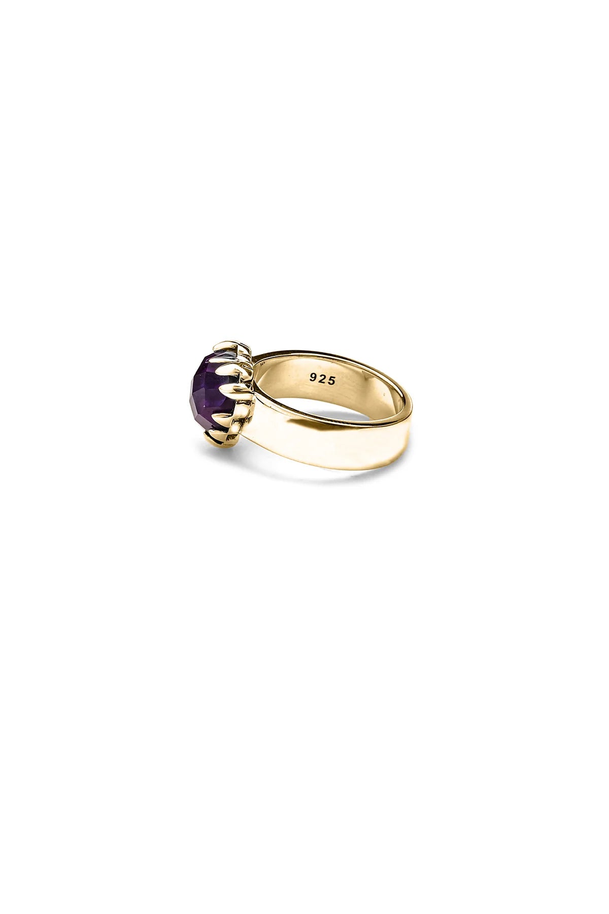 LOVE CLAW RING AMETHYST