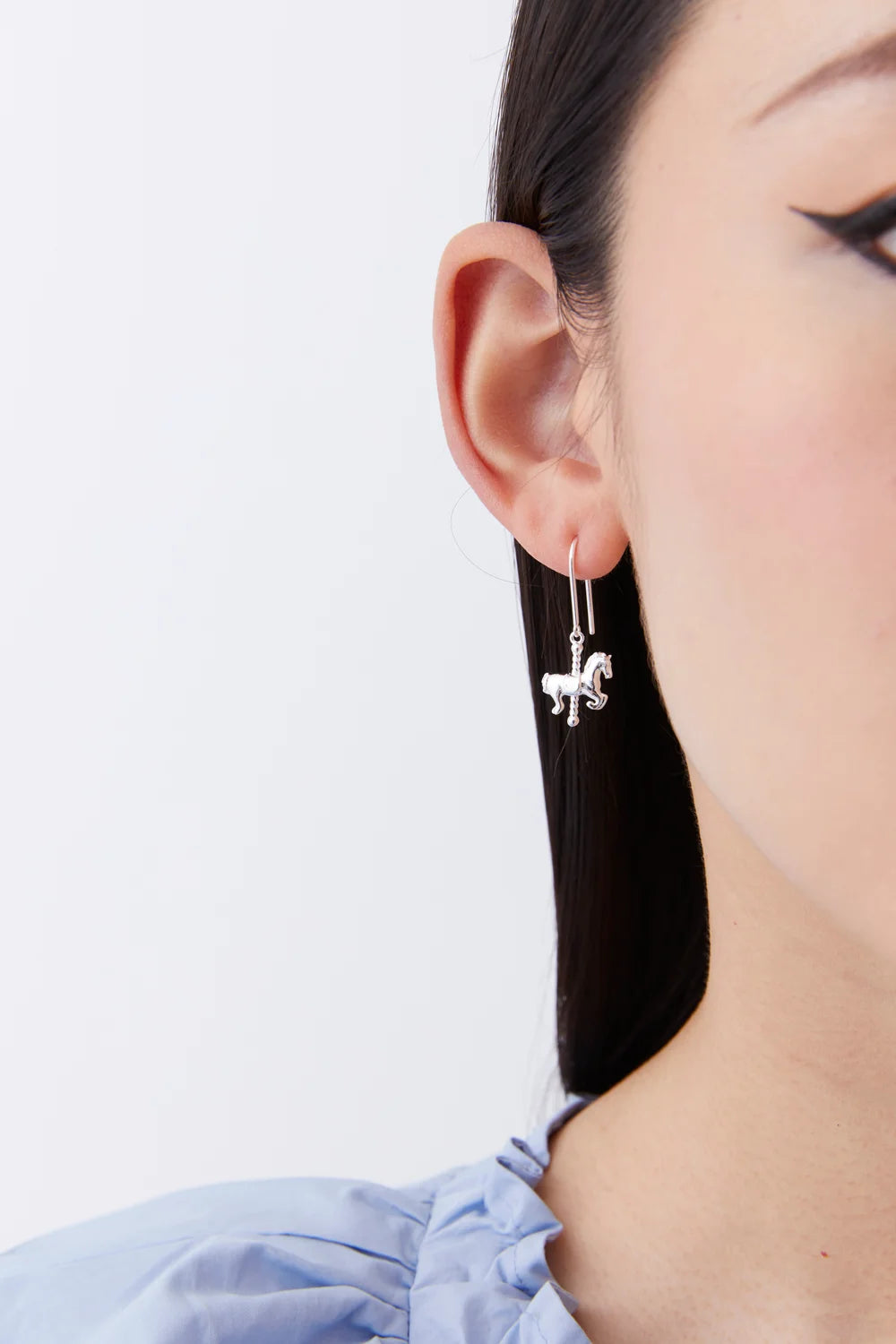 MINI CAROUSEL HORSE EARRINGS