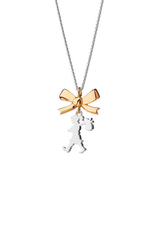 MINI GIRL WITH A BOW NECKLACE