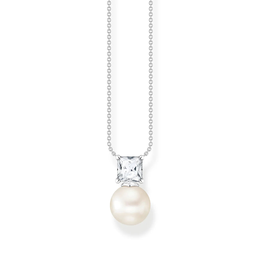 HERITAGE FRESHWATER PEARL CZ NECKLACE