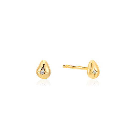 PEBBLE SPARKLE STUD EARRINGS