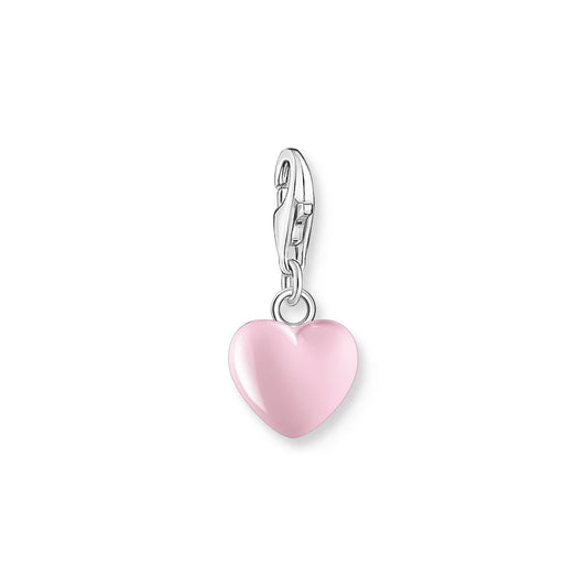 CHARMISTA PINK ENAMEL HEART CHARM