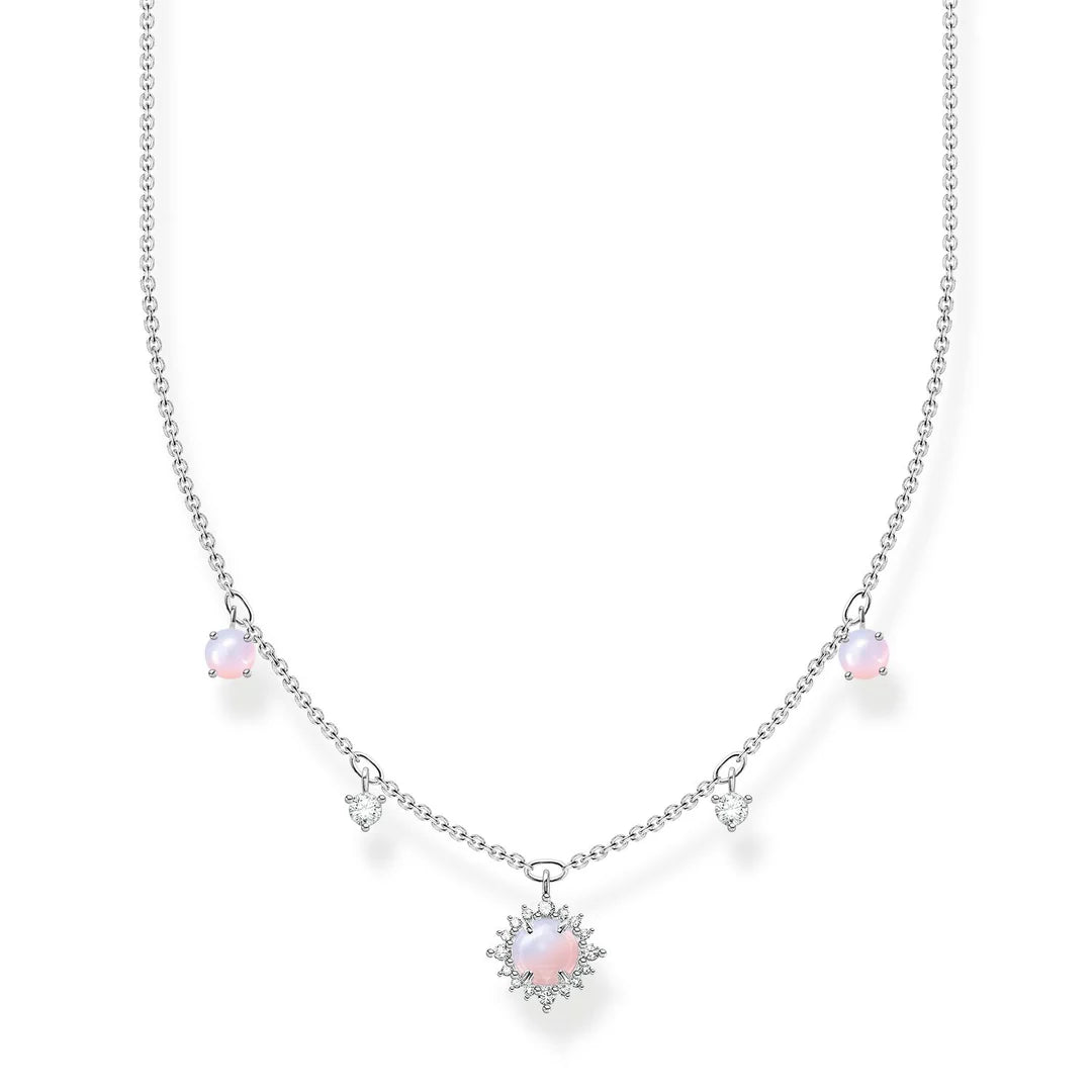 PINK STONES NECKLACE