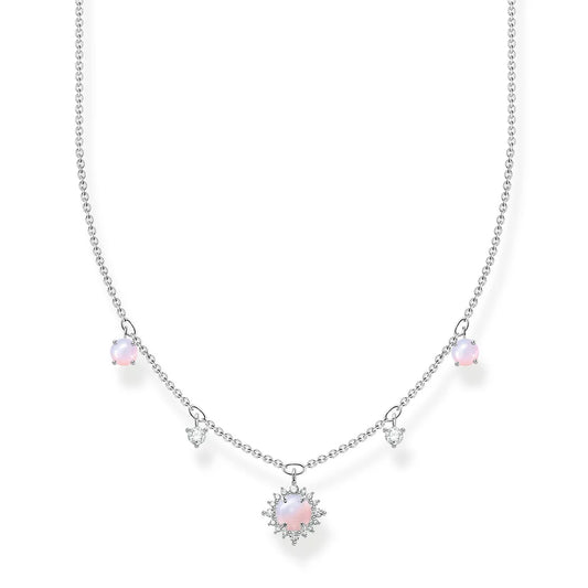 PINK STONES NECKLACE