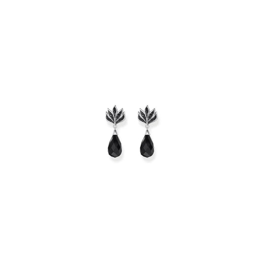 REBEL BLACKENED DRAGON TAIL EAR STUDS