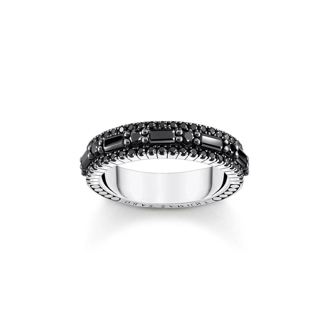 REBEL GLAM BLACK RING