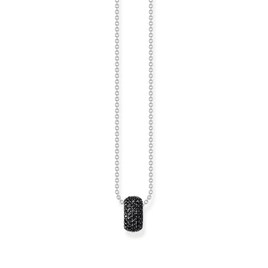 ESSENTIALS PAVE RING  PENDANT NECKLACE