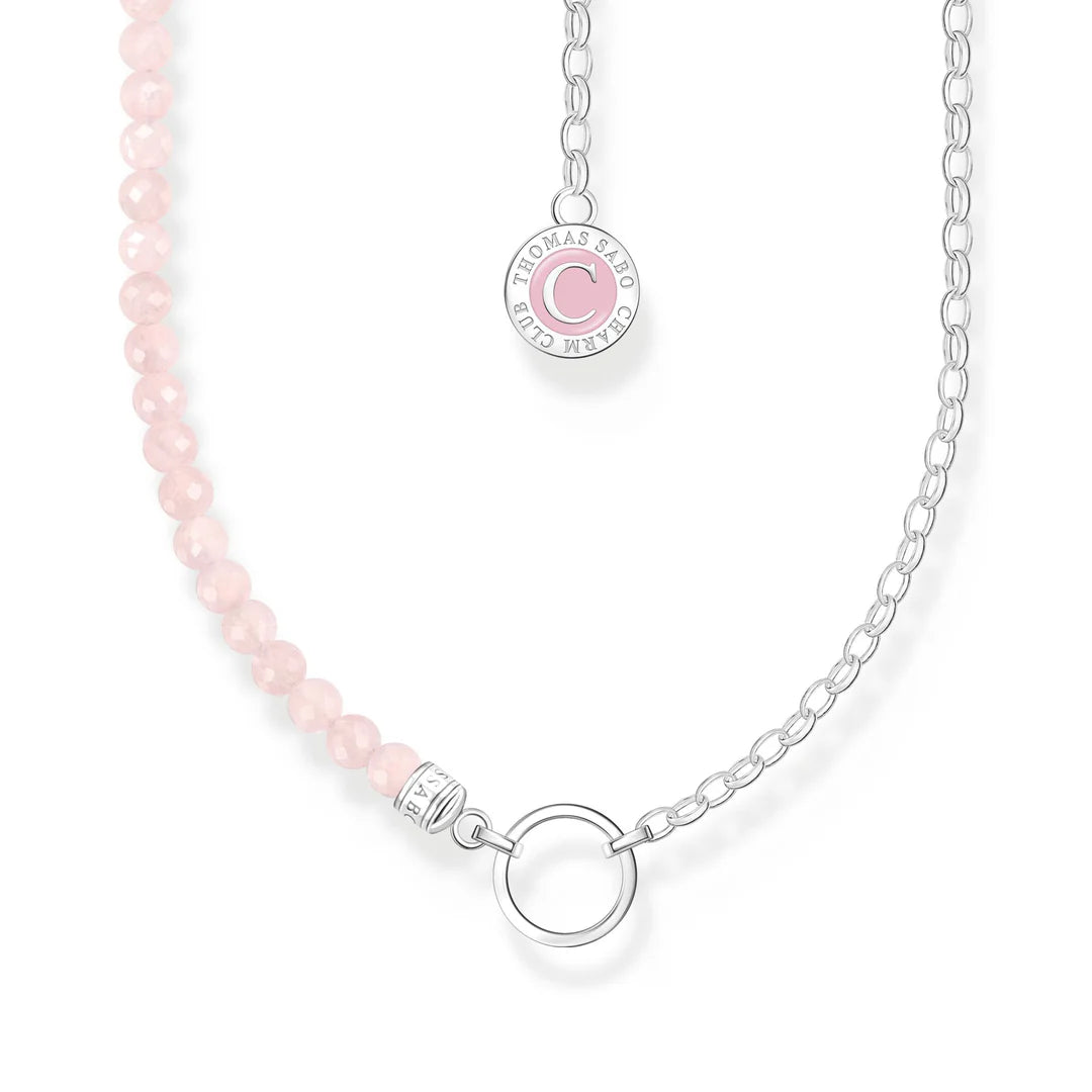 CHARISMA CHARM NECKLACE ROSE QUARTZ