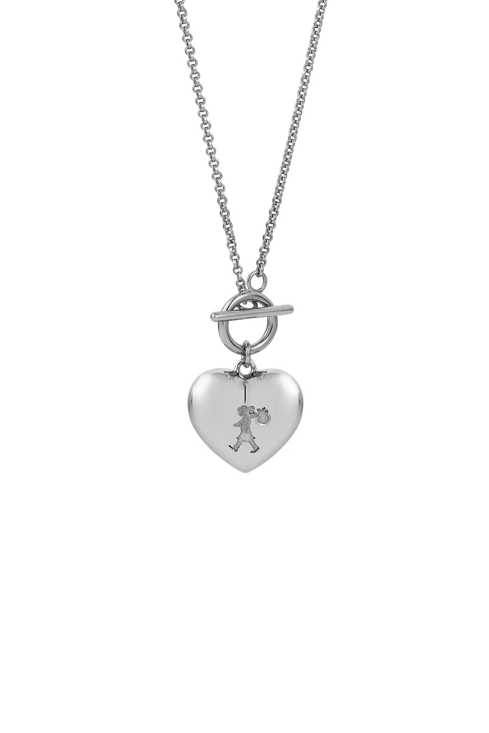 RUNAWAY HEART FOB NECKLACE