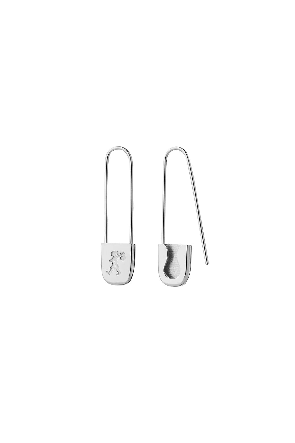 RUNAWAY SAFETY PIN EARRINGS