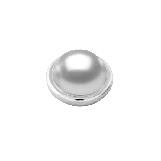 SENCE SHINY SILVER WHITE PEARL TOPPER